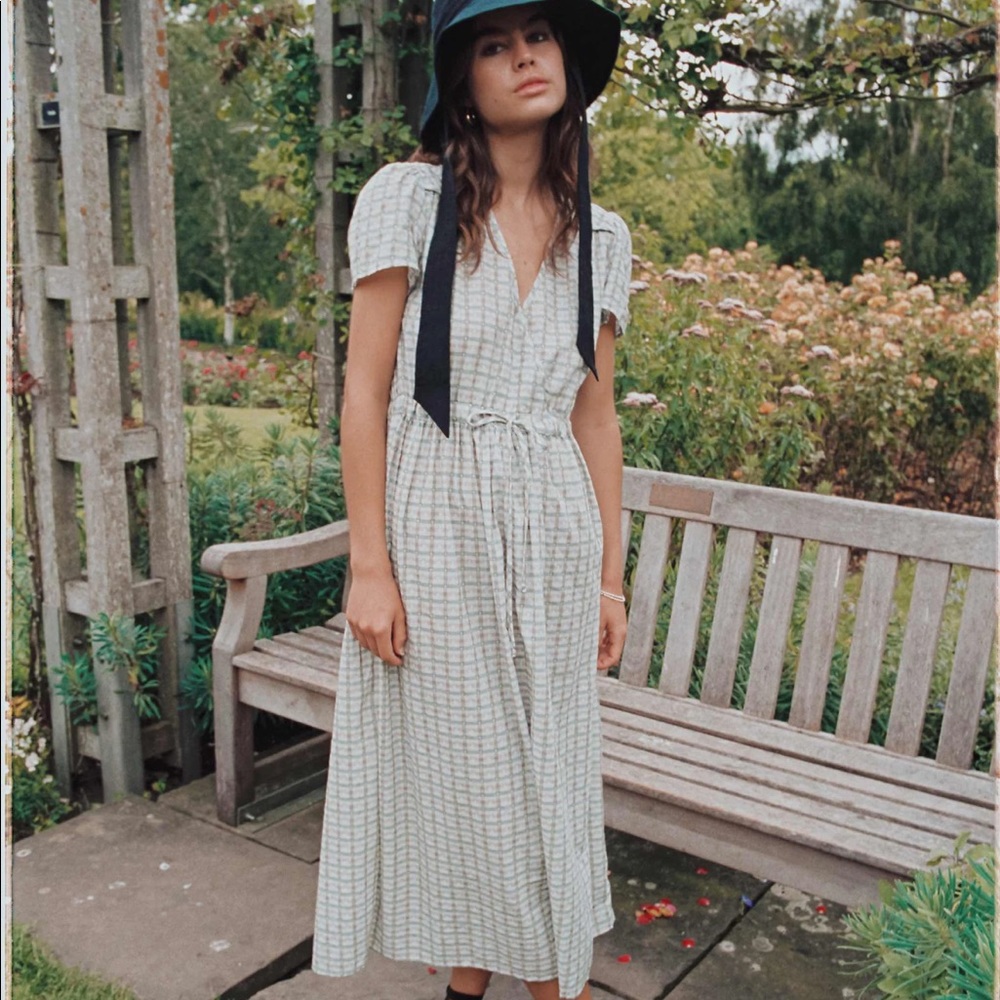NWOT Christy Dawn The Dawn Dress in Lotus Gingham